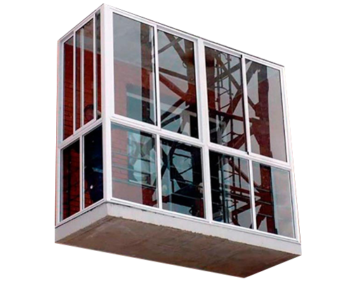 Алюминиевое остекление балконов в Орле