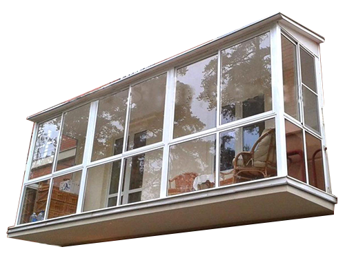 Панорамное остекление балконов в Орле